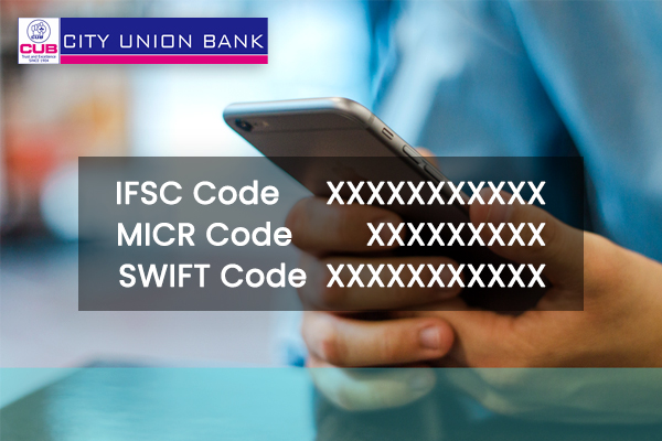 How to find IFSC Code, MICR Code and Swift Code of City Union Bank?