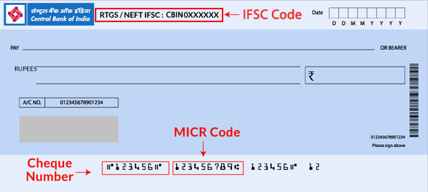 CBI Cheque book